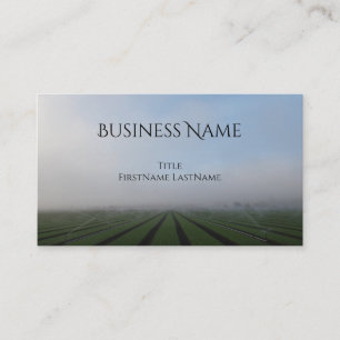 Spinach Field Irrigation Business Card