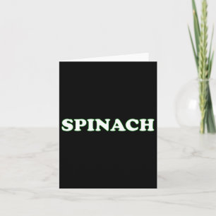 Spinach Halloween Costume Pretend I'm Spinach  Card
