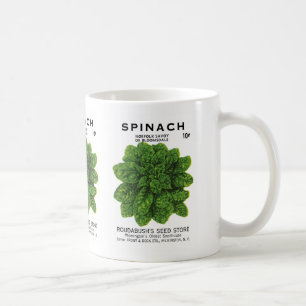 Spinach Seed Packet Label Coffee Mug