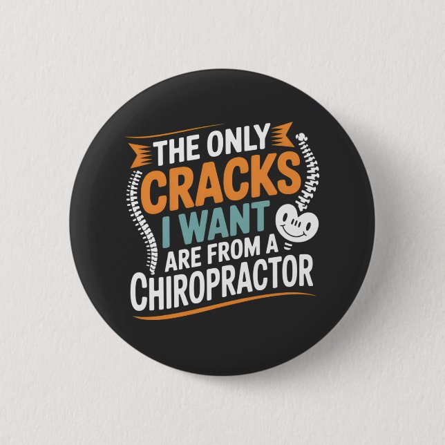 Spinal Alignment and Posture Recovery 6 Cm Round Badge (Front)