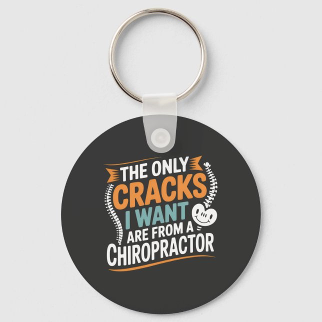 Spinal Alignment and Posture Recovery Key Ring (Front)