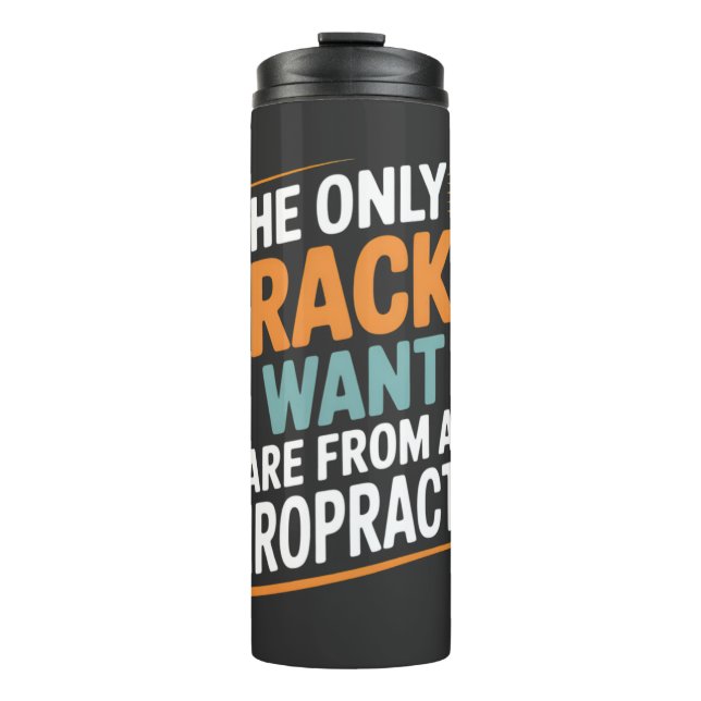 Spinal Alignment and Posture Recovery Thermal Tumbler (Front)