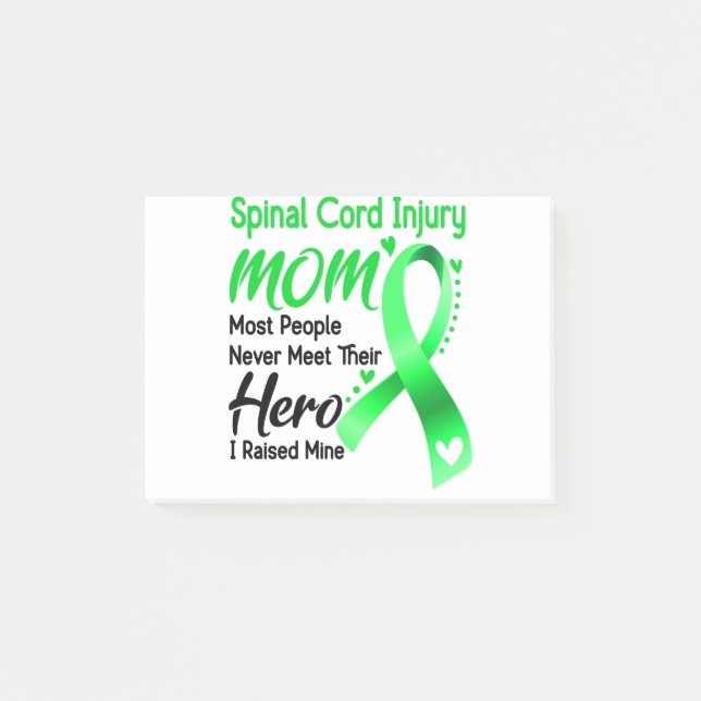Spinal Cord Injury Awareness Month Ribbon Gifts Post-it Notes (Front)