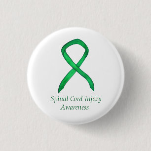 Spinal Cord Injury Awareness Ribbon Custom Pins