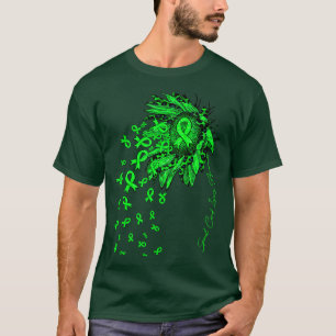Spinal Cord Injury Awareness Sunflower ribbon flow T-Shirt