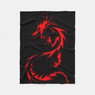 Spinal Dragon Fleece Blanket