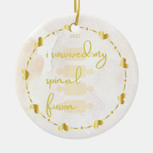 Spinal Fusion Christmas Ornament