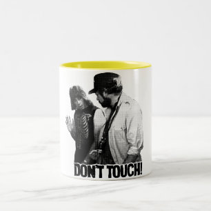 SPINAL TAP "DON'T TOUCH!" MOVIE QUOTE Two-Tone COFFEE MUG