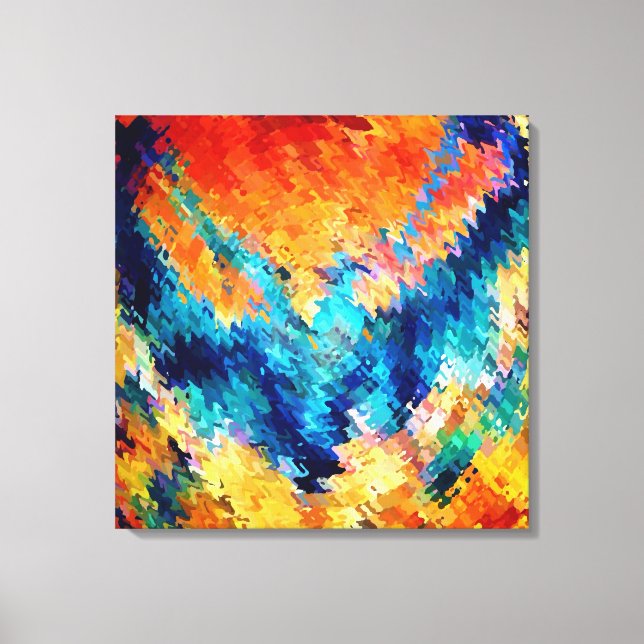 Spinart! Phoenix Rising Canvas Print (Front)