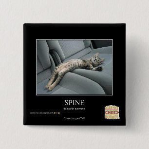 Spine 15 Cm Square Badge