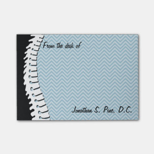Spine and Chevrons Personalised Post-It Notes