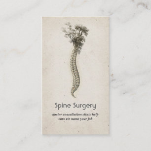 spine business card