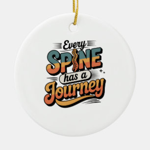 Spine Care Journey and Body Alignment Ceramic Tree Decoration