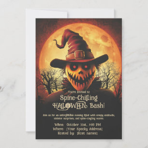 Spine-Chilling  HALLOWEEN Bash! Invitation