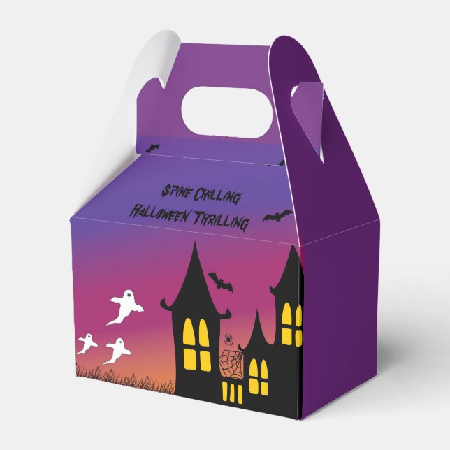 Spine Chilling Halloween  Favour Box (Front Side)