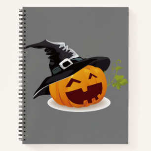 Spine-Chilling Scribbles: Halloween Custom  Notebook