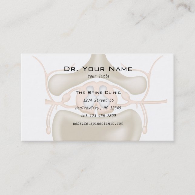 Spine Doctor Business Card (Front)