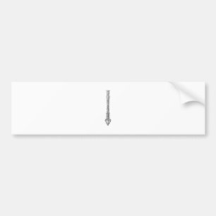Spine Grey Bumper Sticker