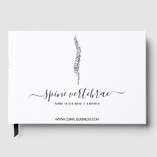 Spine Logo Chiropractor Doctor Guest Book