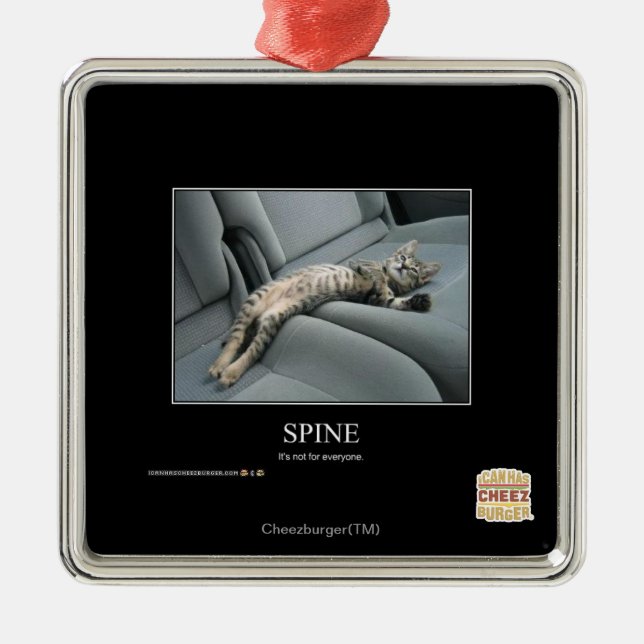 Spine Metal Tree Decoration (Front)