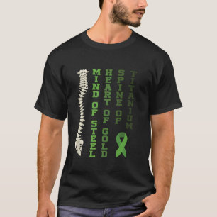 Spine Of Titanium Scoliosis Warrior T-Shirt
