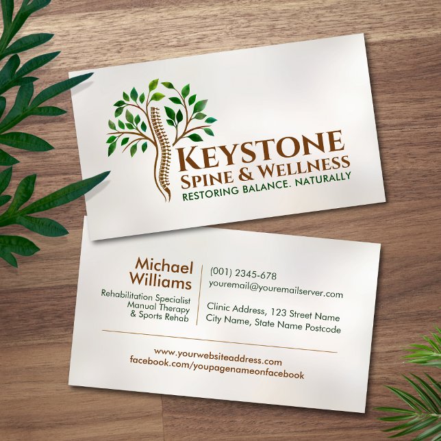 Spine Tree - Spinal Health Business Card (Creator Uploaded)