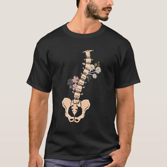Spine Vertebrae  Medical Student Future Spine Surg T-Shirt (Front)