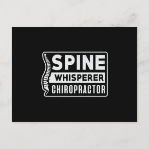 Spine Whisperer Chiropractor Chiro Chiropractic Postcard