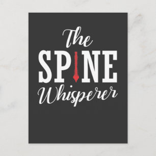 Spine Whisperer Chiropractor Funny Orthopaedic Postcard