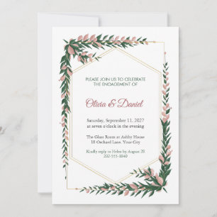 Spinel Lapidary Engagement Party Invitation