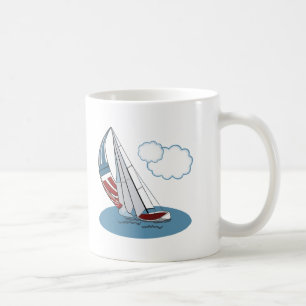 Spinnaker in the Wind Coffee Mug