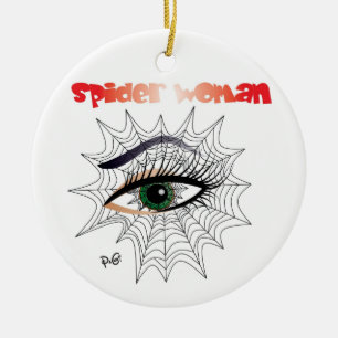 Spinnen - Frau Ornament