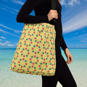 Spinner Patterned Large Crossbody Bag