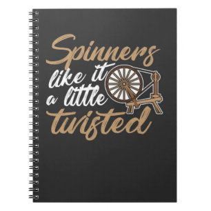 Spinners like it twisted - Wool Hand Spinning Notebook