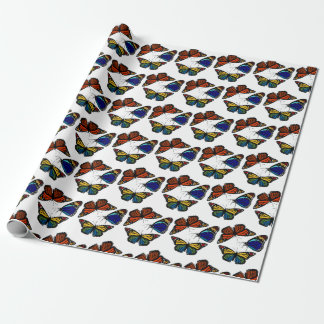 Spinning Butterflies Cute Unique Gift Wrapping Paper