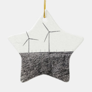 Spinning Ceramic Tree Decoration