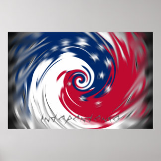 Spinning Circle of Independence Poster