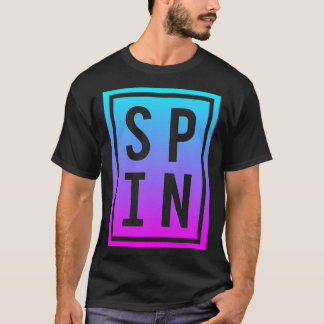 Spinning Class Saying Spin Workout Exercise Bike F T-Shirt