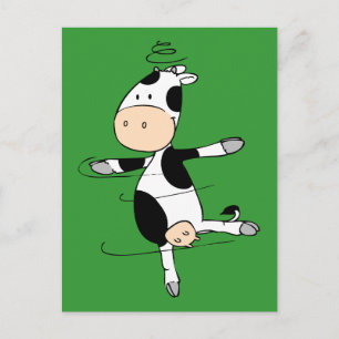 Spinning cow (mooviestars) postcard