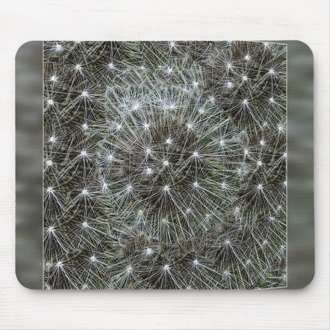 Spinning dandelion puff mouse mat (Front)