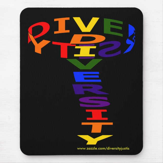 Spinning Diversity Mousepad (Front)