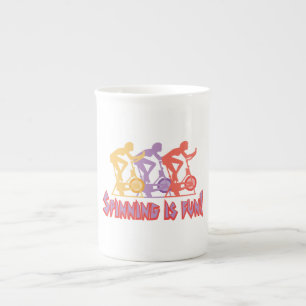 Spinning Is Fun Bone China Mug