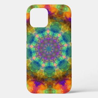 Spinning Kaleidoscope Rainbow iPhone 12 Case