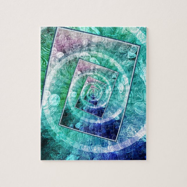 Spinning Nickels Into Infinity Jigsaw Puzzle (Vertical)