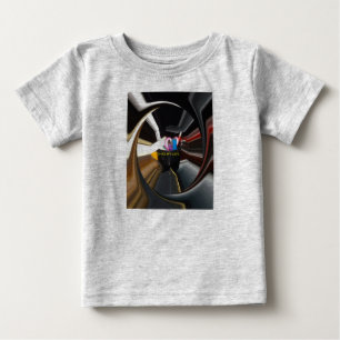 Spinning Office Essentials Modern Wall Decor Baby T-Shirt