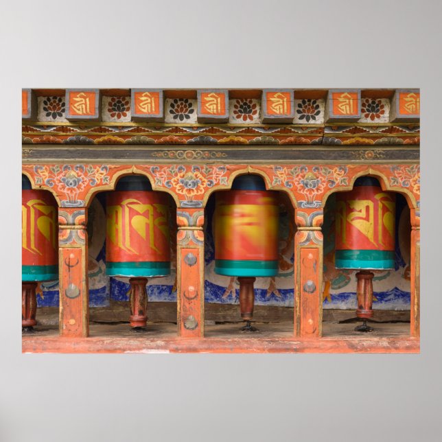 Spinning Prayer Wheels Poster (Front)