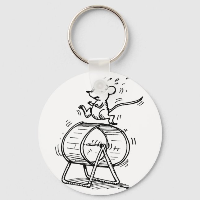Spinning Rat Key Ring (Front)