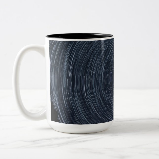 Spinning Sky Two-Tone Coffee Mug (Left)