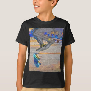 Spinning the Deck - Skateboarding Trick T-Shirt