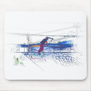 Spinning the Deck - Stunt Scooter Mouse Mat
